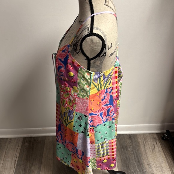 SHEIN Colorful Patchwork Mini Dress - Picture 5 of 14
